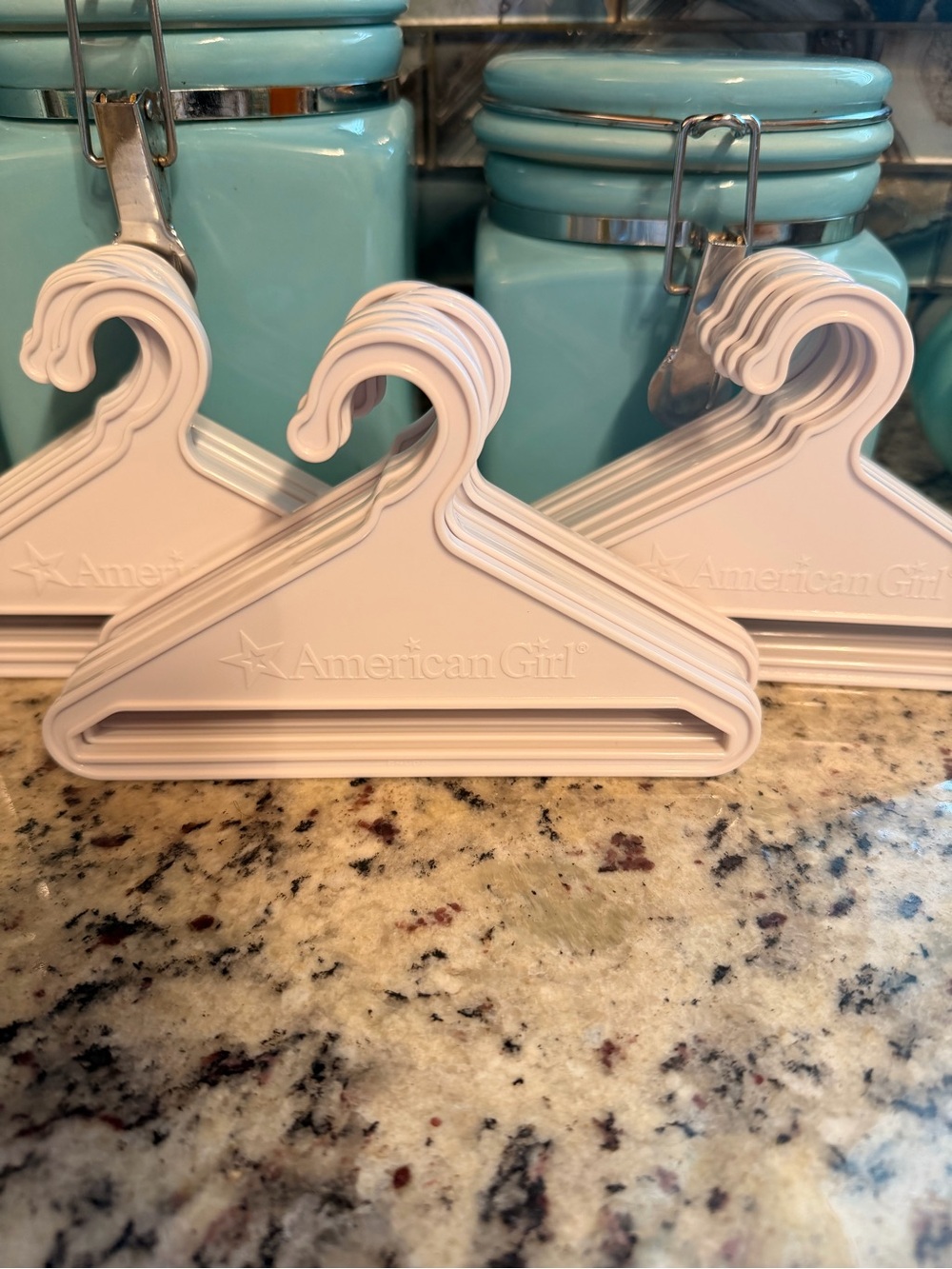 American Girl Pink Doll Hangers - Set of 27 - Picture 2 of 6
